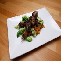 Lamb Loin with Indian Spice Blend and Roasted Vegetable Stew with Frizzled Brussels_image