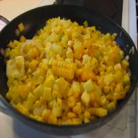 Yellow Squash and Corn Saute image
