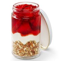 Mini Strawberry Pretzel Jars image