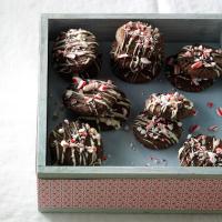 Triple Chocolate Candy Cane Cookies image
