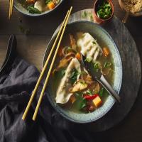 Asian Dumpling and Squash Soup_image