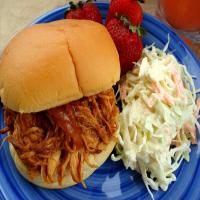 Easy and Tasty Barbecue Chicken Sandwiches in the Crock Pot image