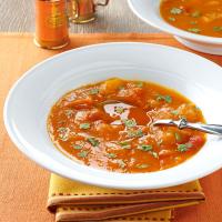 Butternut Squash and Roasted Pepper Soup image