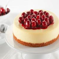 Classic Cherry-Topped Cheesecake image
