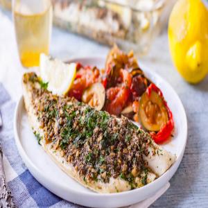 Simple Oven-Baked Sea Bass_image