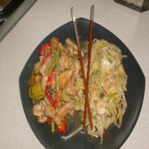 Shrimp and Bean Sprouts (Low Carb) image