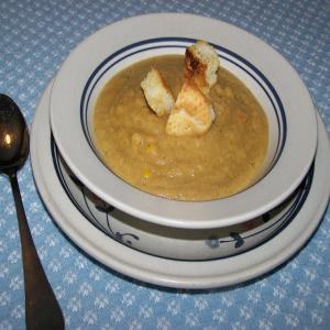 Creamy Roasted Winter Vegetable Soup or Chowder_image