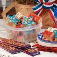 Red, White and Blue Rice Krispies Treats_image