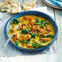Cod & spinach yellow curry image