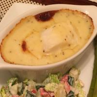 New England Baked Cod in Cheese Sauce_image