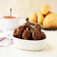Baked Italian Meatballs image