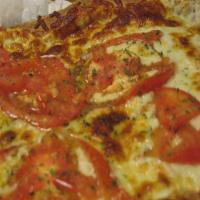Tomato White Pizza image