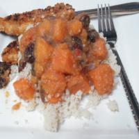 Moroccan Sweet Potato With Couscous_image