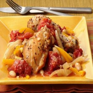 Gluten Free Braised Chicken with Fennel and White Beans_image