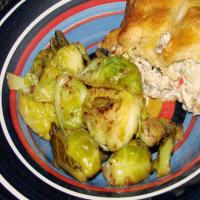 Maple and Dijon Glazed Brussels Sprouts_image