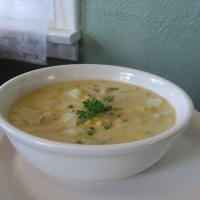 Corn and Cheddar Cheese Chowder image