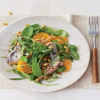 Watercress with Sardines, Tarragon, and Clementines image