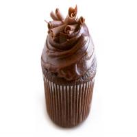 Chocolate Curls for Devil's Food Cupcakes_image