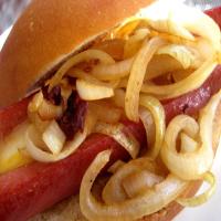 Cheese-Stuffed Hot Dogs With Spicy Onions - Rachael Ray_image