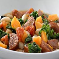 Sausage, Sweet Potato & Kale Soup image