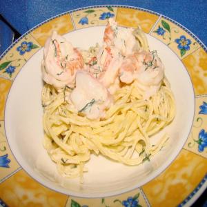 Ww Dilled Shrimp With Angel Hair Pasta image