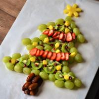 Christmas Tree Fruit Platter image
