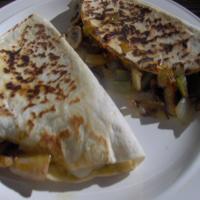 Creamy Mushroom , Pepper & Cheese Quesadillas image
