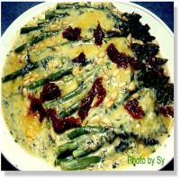 Asparagus With Lemon-Basil Gouda Cheese Sauce_image
