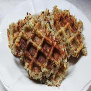 Waffle maker hash browns from scratch image