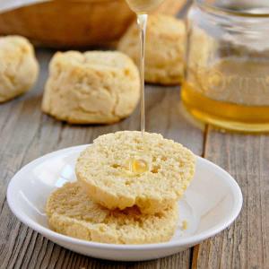 Fluffy Paleo Biscuits Recipe That Don't Crumble - My Natural Family_image