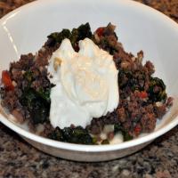 Spinach With Ground Beef image