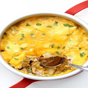 Instant Pot Chicken Enchiladas Casserole - 365 Days of Slow Cooking and Pressure Cooking_image