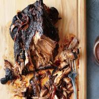 Slow Cooker Pulled Pork with Bourbon-Peach Barbecue Sauce_image
