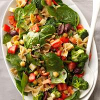 Bow Tie & Spinach Salad image