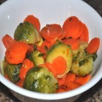 Citrus Carrots and Brussels Sprouts image