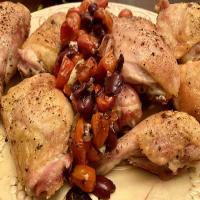 Mediteranean Roast Chicken With Tomatoes & Olives_image