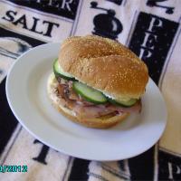 Dill Cream Cheese, Roast Beef and Cucumber Sandwiches_image