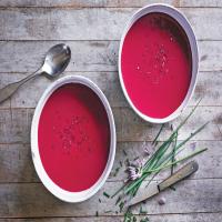 Coconut, Beet, and Ginger Soup image