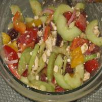 Greek Tomato Salad With Feta Cheese and Olives image