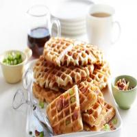 Apple, Bacon and Cheddar Waffles image