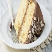 Yellow Cake with Chocolate Malt Buttercream image
