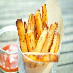 Oven Baked Crispy French Fries_image