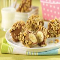 Frozen Chocolate-Dipped Peanut Butter Banana Bites_image
