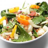 Sweet and Sour Spinach Jicama Salad image