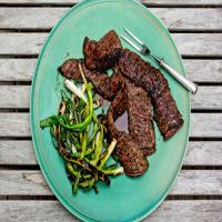 Grilled Skirt Steak With Garlic and Herbs image