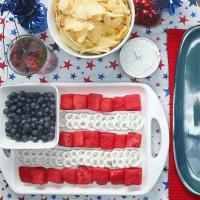 Star-Spangled Fruit Platter Recipe by Tasty image