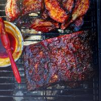 Barbecued pork belly image