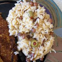 Spanish Rice and Pigeon Peas ( Arroz con Gandules) image