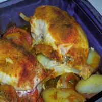 Roasted Sephardic (Yemenite) Chicken With Potatoes_image