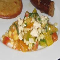 Grilled Corn and Tomato Salad image